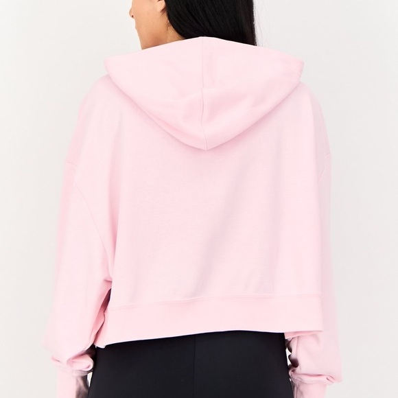 Nike Icon Clash Hoodie Pullover Loose Fit Pink Foam Green Logo Size M - Picture 2 of 13